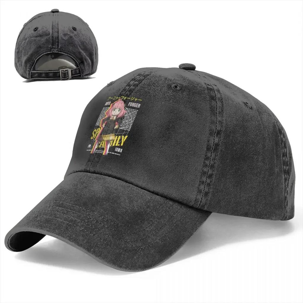 Anya Streetwear Style Baseball Caps Peaked Cap Spy X Family Anime Sun Shade Cowboy Hats for Men Trucker Dad Hat