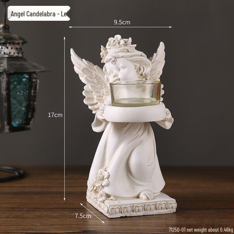 Cross-Border Halloween Candlestick: Ghostly Wizard, Magic Cat, Skull Décor