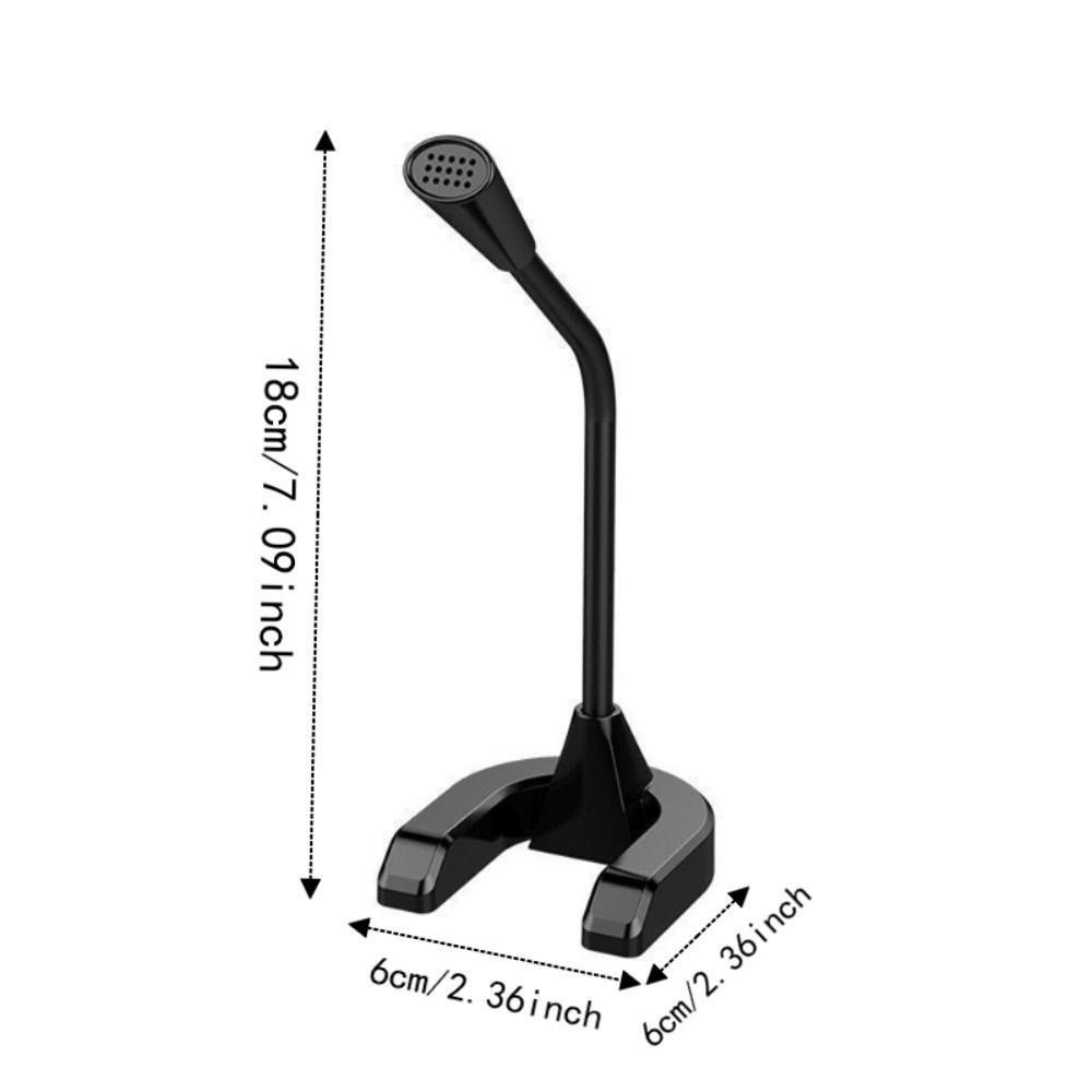 High-Definition Audio Wire Gaming Mic 360° Rotatable Recording Microphone Studio Recording