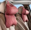 Geely Car Headrest Double-Core Neck Protection Pillow - Velvet Napa Leather