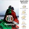Custom Name Mexico Soccer Emblem Blanket Lightweight Ideal Bedding Blanket Perfect for Travel, Camping, Living Rooms, Sofas, Christmas Gift