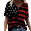 Flag Street Trendy T-shirt Loose Color Short Sleeve Women's Casual Shirt