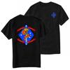 US Marine Corps 1. Bataillon 4. Marineinfanterieregiment T-Shirt 100% Baumwolle Rundhalsausschnitt Kurzarm Sommer Lässig Herren T-Shirt Streetwear