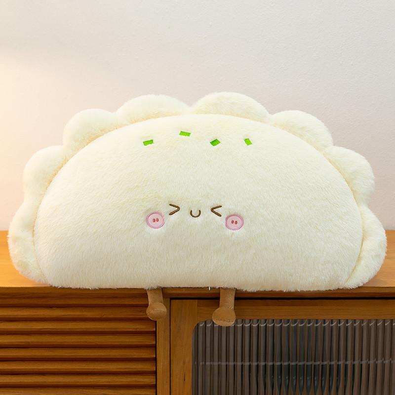Dumplings Plush Toy With Soft Pp Cotton For Cafe Decor And Gift