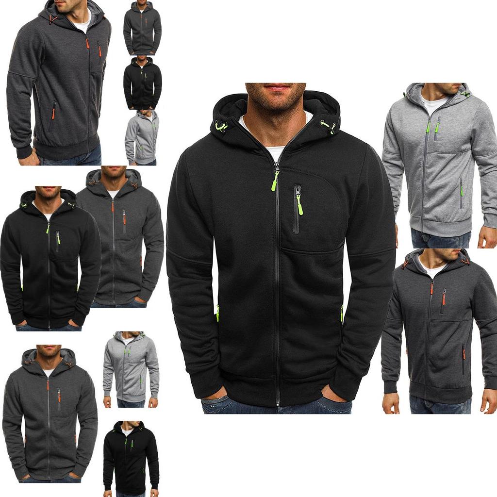 Men's Winter Hoodies Slim Fit Hooded Sweatshirt With Soft Warm Material Jacket