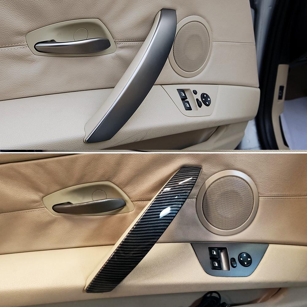 Links Rechts Hand Fahrer Auto Innen Tür Pull Griff Abdeckung Trim Ersatz Für BMW Z4 E85 E86
