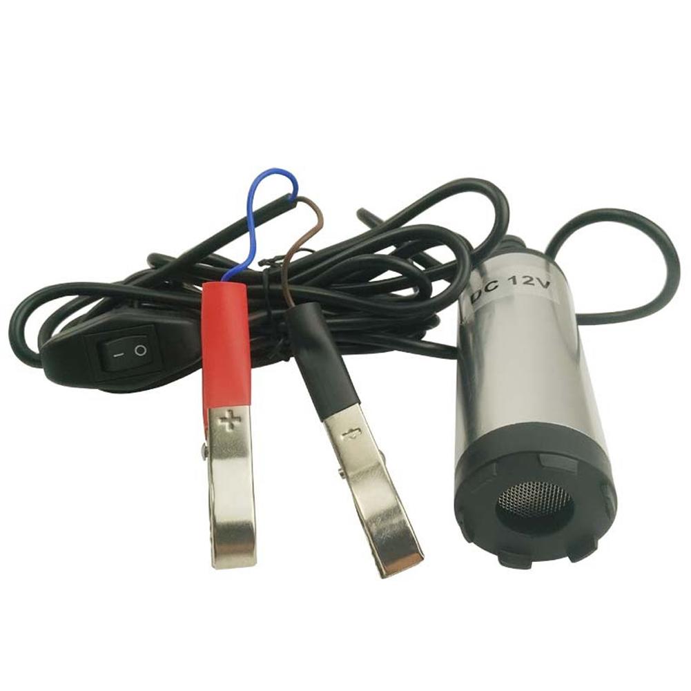 12L/min 12V 24V DC Electric Submersible Pump Diesel Fuel Water Oil Car Camping Fishing Submersible Aluminum Alloy Transfer Pump