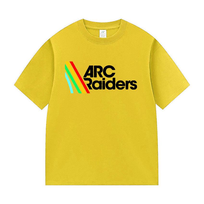 Game Arc Raiders Letter Printing T Shirt Unisexs Women Casual High Quality Fashion Tshirts Tops 100 Cotton Short Sleeve Tshirt