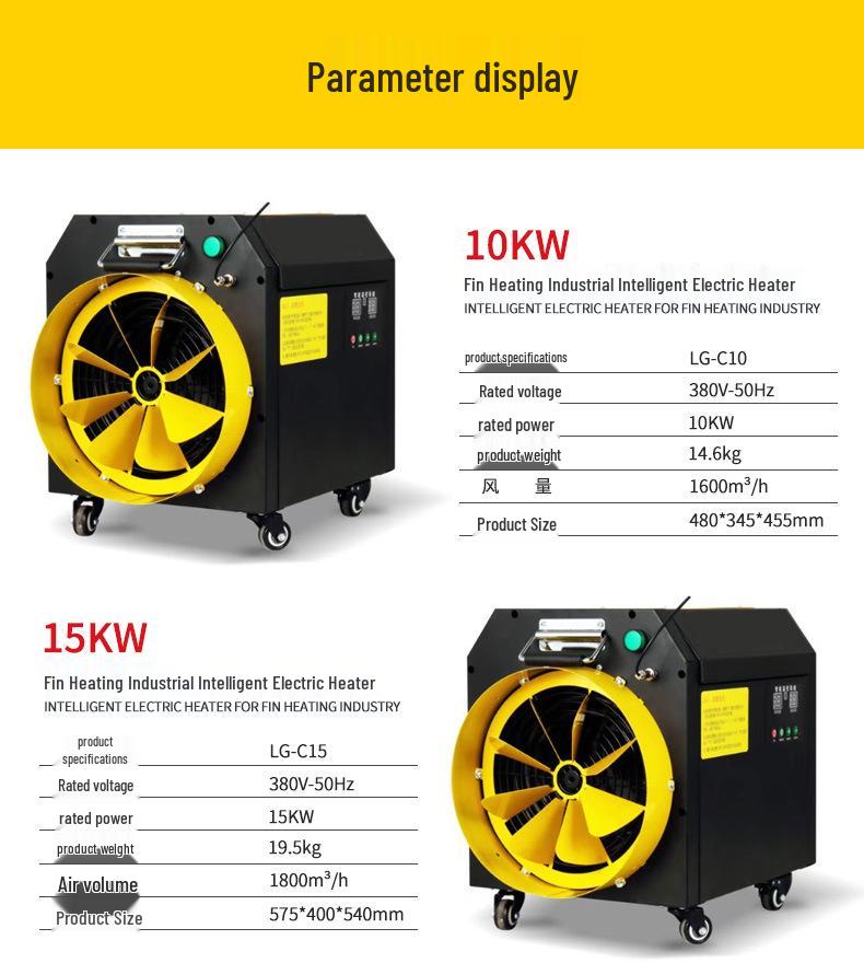 Min'ao 30kW Industrial Hot Air Blower and Workshop Heater