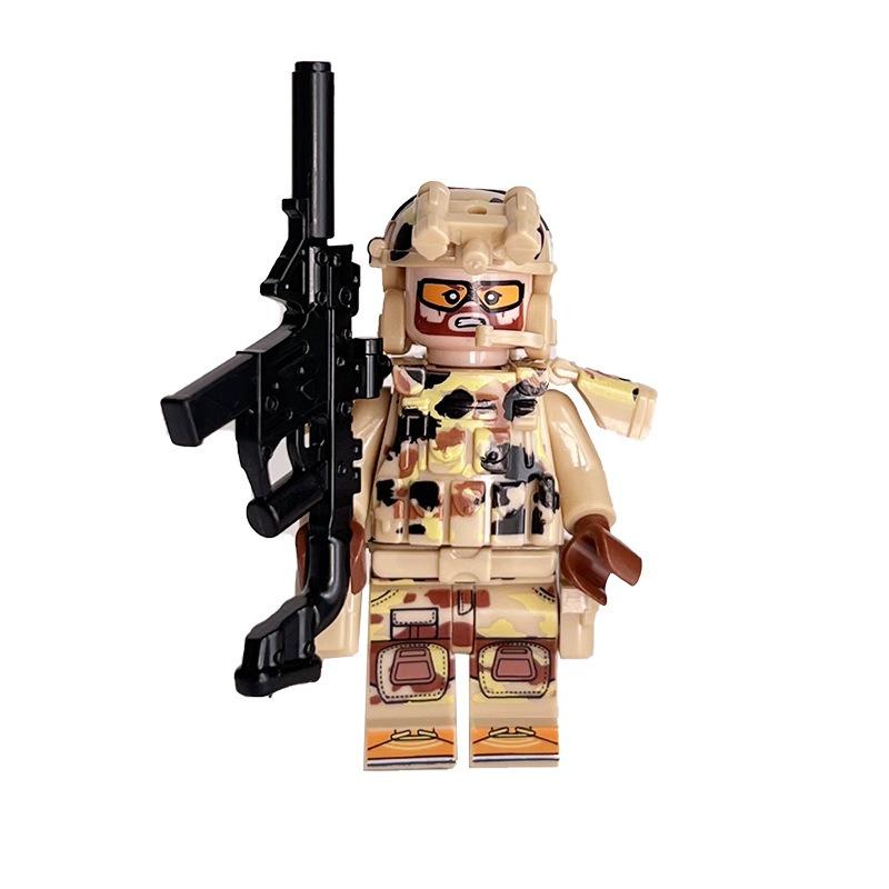 Military Ghost Special Police Building Block Doll Weapon Special Forces Puzzle Assembly Building Block Toy Sale