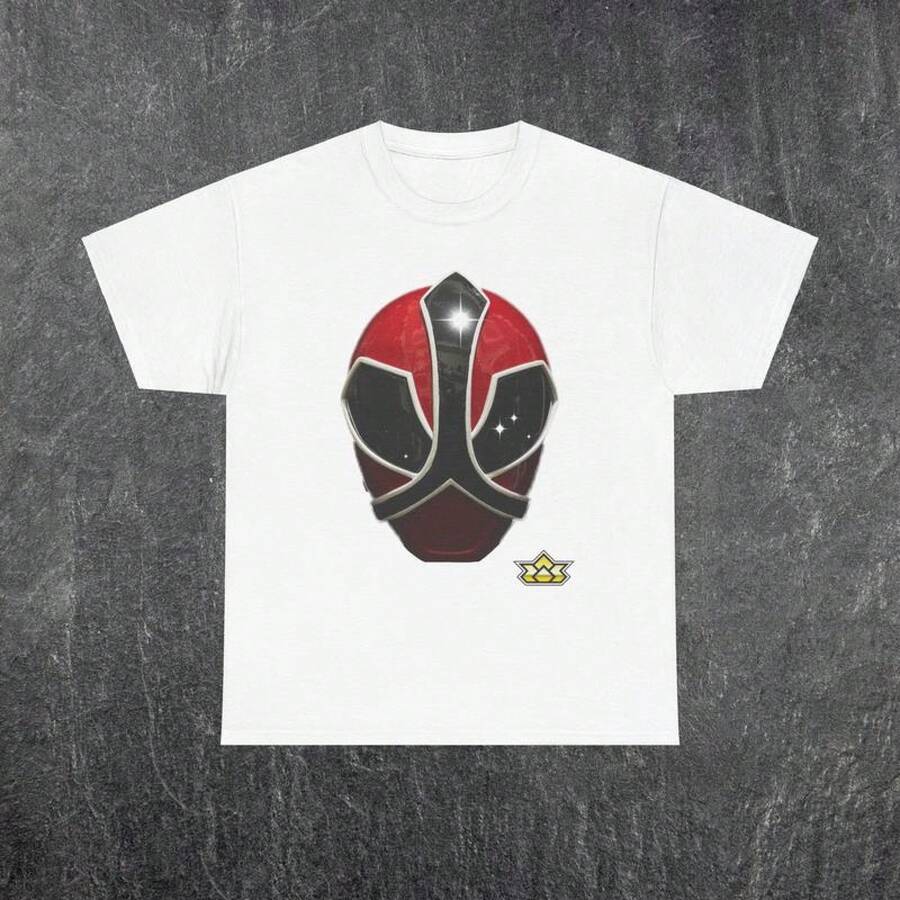 Unisex's Power Samurai Red Ranger T-Shirt-Classic Casual Short Sleeve Graphic Unisex T-Shirt