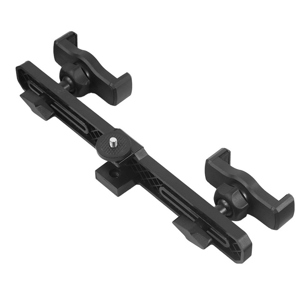 Dubbele Mobiele Telefoon Tablet Mount Klem 1/4in Adapter