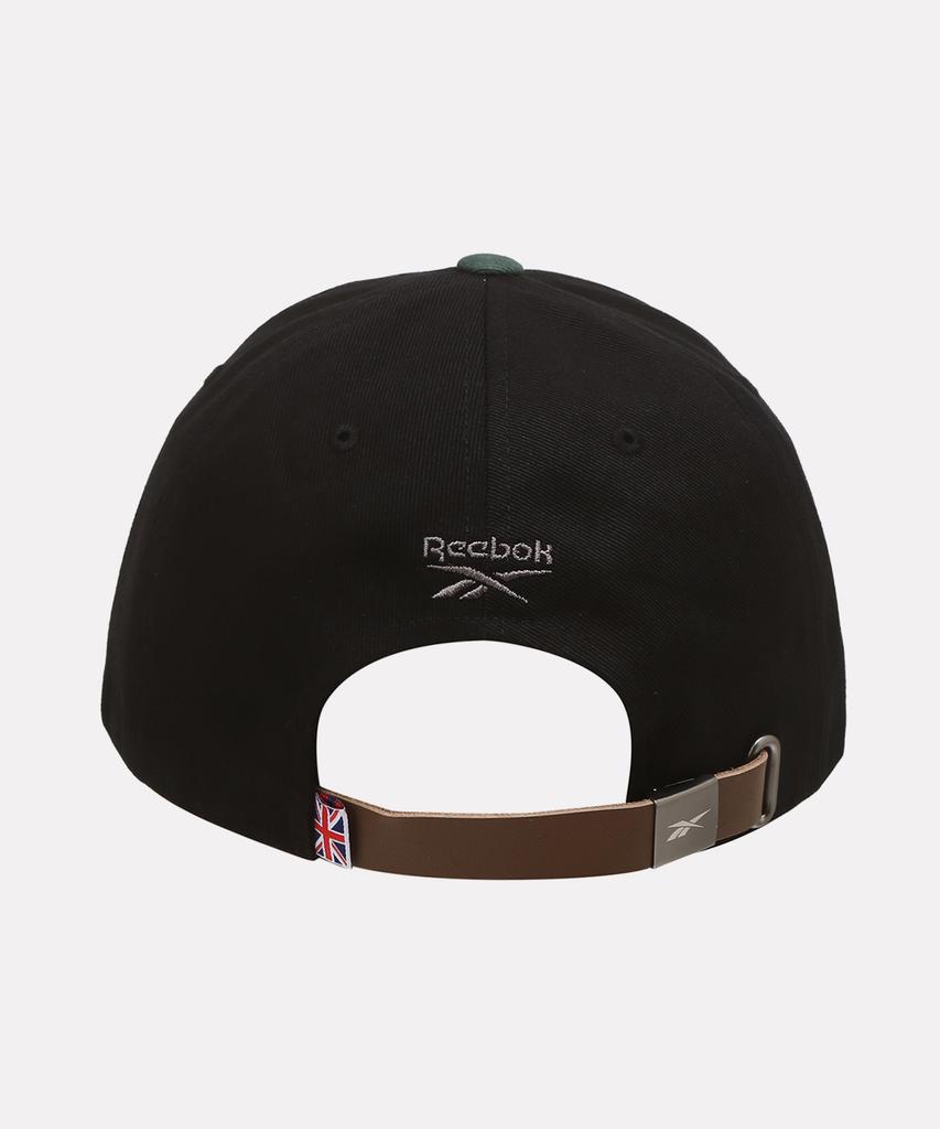 REEBOK Two-Tone Logo Ball Cap - Black:Green