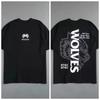 Retro Wolf Head High End Fitness Street Fashion Brand Tshirt Cotton Graphic Tee Unisex Unisex Summer Streetwear