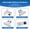 AD23-2 Pcs Linear Motion Rail Clamping Rod Rail Guide Support Shaft Bracket Coupling Mount SK8 8Mm
