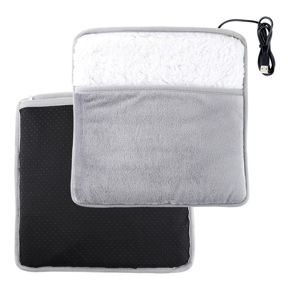 Universal Electric Heating Foot Pad USB Charging Household Washable 30cm Soft Foot Warmer Heater Feet Warming Mat Winter