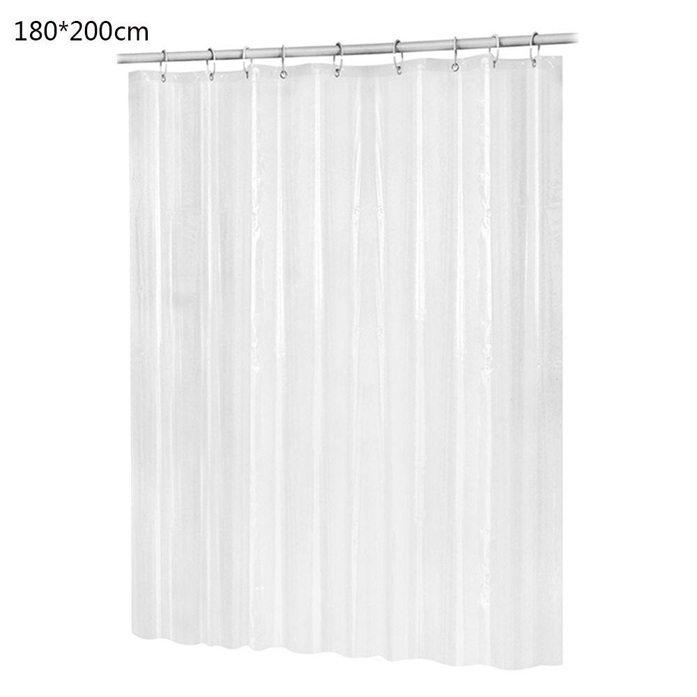 Transparent Mildewproof PEVA Plastic Water Splash Resistant Bath Supplies Shower Curtain