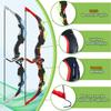 Kids Bow and Arrow Set with Lights Luminous Bow and 20 Suction Cup Arrows Set Indoor and Outdoor