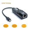 100M Gigabit USB to Ethernet Adapter, USB to RJ45, Driver-Free, w/Type-C Port