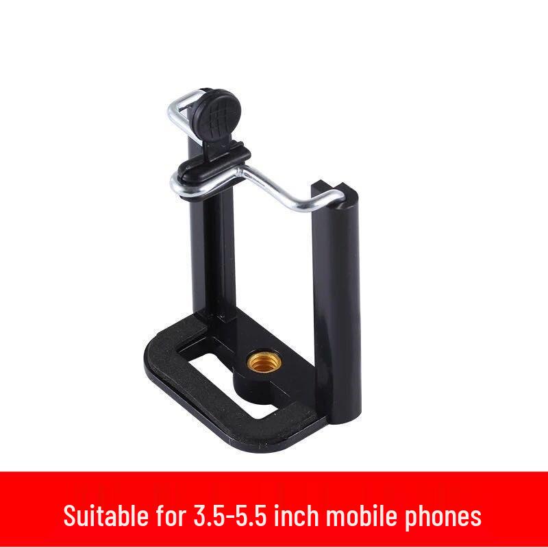 Multi-Angle Phone & Tablet Selfie Tripod Stand with Universal Screw Clip