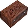 Holzschnitzereien-Schmuckschatulle, handgefertigt, dekoratives Etui-Set, Aufbewahrungsboxen, große Box, Schmuckkästchen-Organizer