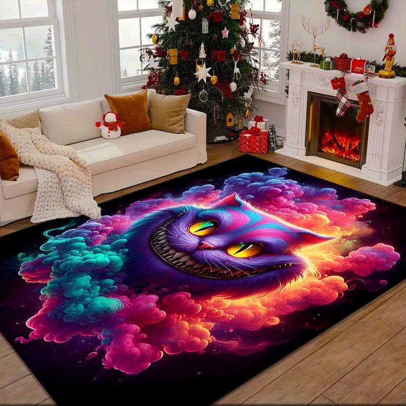 1PC WonderlCat Fantasy Rug Game Carpet, Floor Mat for Bedroom Living Room Entryway Rug, Home Decor Idea Gift for Christmas Birthday