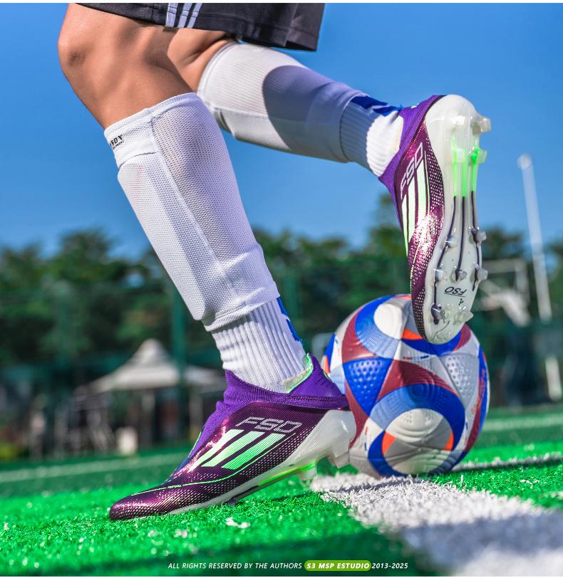 Europos Taurė F50 Futbolo Batai: Unisex jaunimo ir suaugusiųjų sportiniai bateliai su kniedėmis treniruotėms ir varžyboms