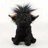 Poupée Peluche Vache Highland Kyloe Crème Simulation 30cm Peluche Douce Vache Highland Bovin Peluche Cadeau Pour Enfants Garçons Filles