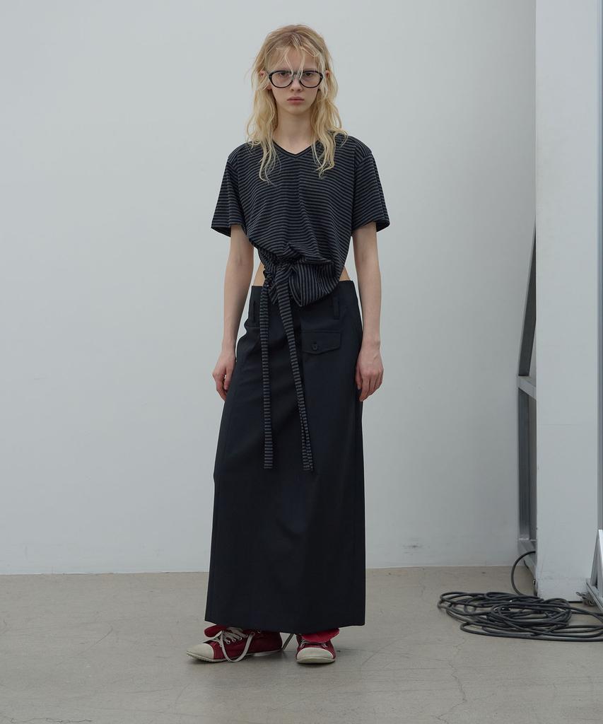 Lcdc Tm Overlap Long Skirt (Black)