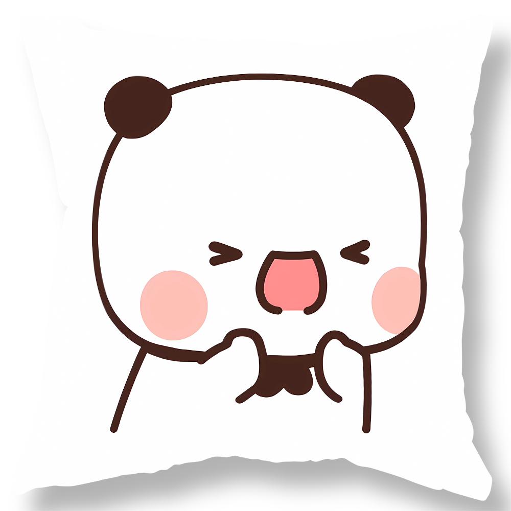 Față de pernă cu imprimeu ursuleț drăguț Cadou Kawaii Desen animat Animație Decorare Cameră de Zi Canapea Dormitor Acasă