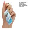 Acrylic Conch Keychain Pendant Bag Backpack Ornament Stylish Beach Shells Keyring Gift