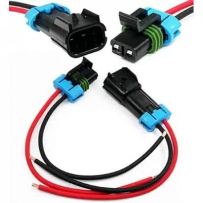 1-Pack (Male To Female Pigtail 12GA) 2-Pin 30 Amp, 280 Series Connector Multi-Pu