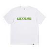 Comfortable Round Neck Letter Print Short Sleeve T-Shirt Unisex Tops White LUT0098404LE00FK14000