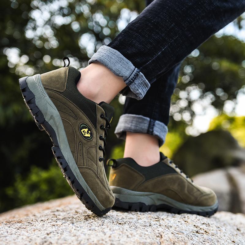 Off-Road Outdoor Shoes Outdoor Travel Hiking Shoes Breathable Men's Shoes Non-Slip Wear-Resistant Soles Comfortable Inner Breathable Upper