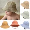 0-8 Jahre Babymütze Sommer Herbst Panama Baby Outdoor Fischer Sonnenhut Strand Zubehör Kinder Eimer Hut Baby Mütze für Mädchen Jungen