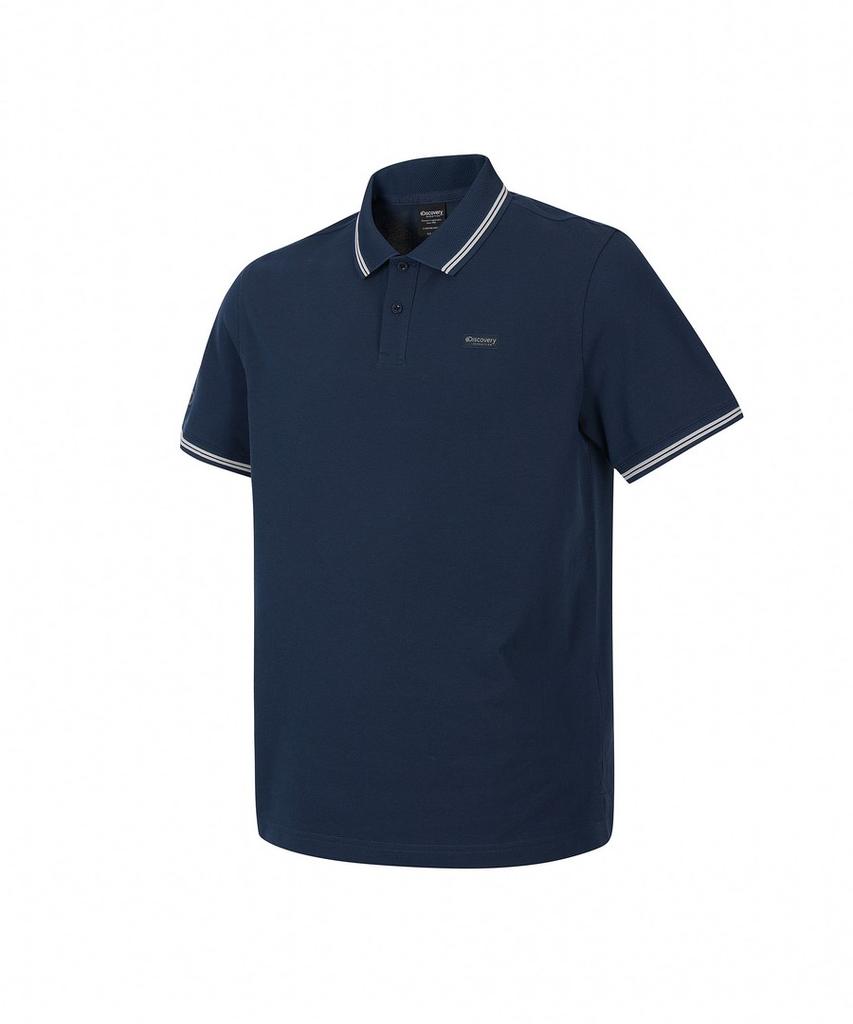DISCOVERY EXPEDITION Men'S Collar Tipping Polo Shirt (D/Indigo)