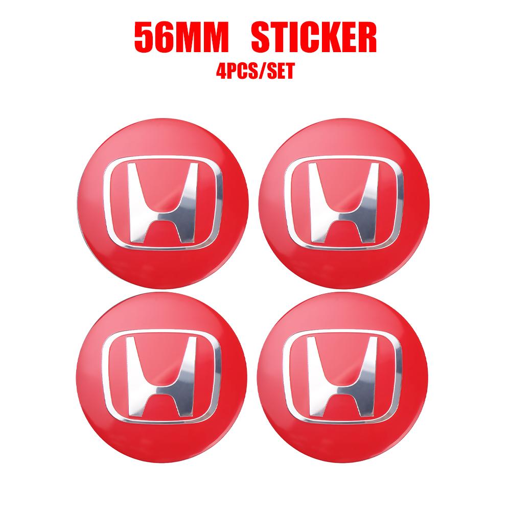 For Honda ga14pcs 56/58/60/69mm Car Wheel Center Hub Caps Accessories For Honda Type R Type S VTEC DOHC Modulo Vezel Legend Si RR Insight