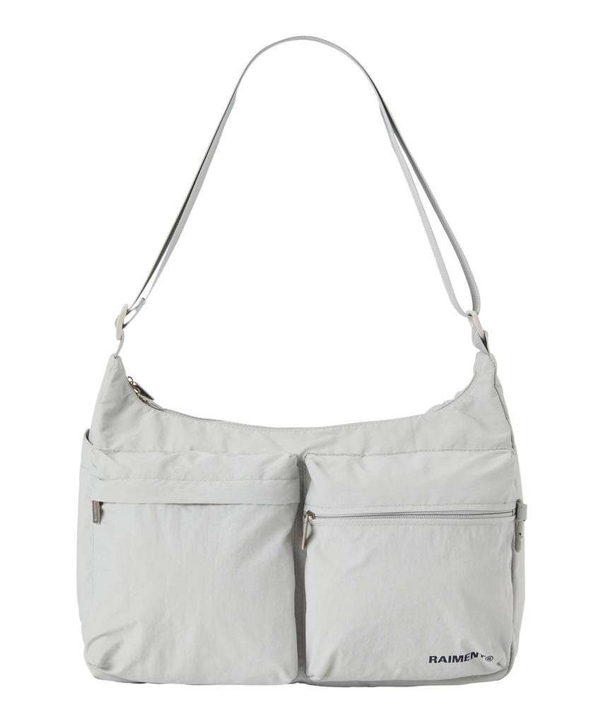 Raiment Hobo Citywalker Multi Crossbody Bag_Gray