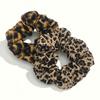 Leopard Print Scrunchies Hair Tie Hair Rope High Elasticity Elastic Hair Band Ponytail Holder Elegant Women Hair Accessories