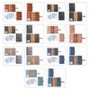 A6 PU Budget Binder Softcover for W/ Cash Envelopes Label Stickers Expense Budget Sheets for Budgeting Cash Budget Organ