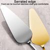 Cake Spatula Smooth Surface Stainless Steel Cake Cutter Easy To Clean Sharp Cake Cutting Tool for Home