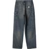 Carhartt WIP SS25 Side Pocket And Hammer Loop Loose Straight Leg Jeans Women Jeans I034635-01-4Q