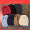 Winter Knit Hat For Men And Women Pure Color Warm Beanie Fashion Casual
