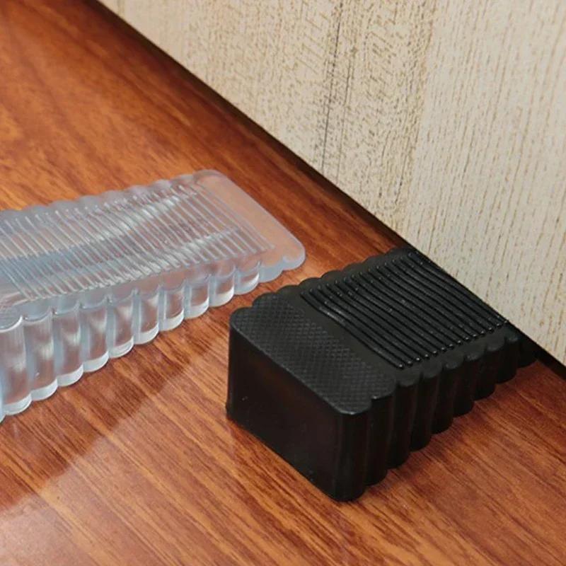 Floor Hardware Home Door Stops Safety Anti-slip Rubber Door Stopper Safety Stop Baffle Doors Close Prevention