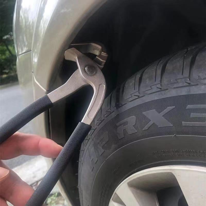 Car Fender Edge Repair Tool Paintless Dent Repair Kit Autobody Repair Tools Car Edge Trimming Pliers Flat Hole Caliper Tool Clip