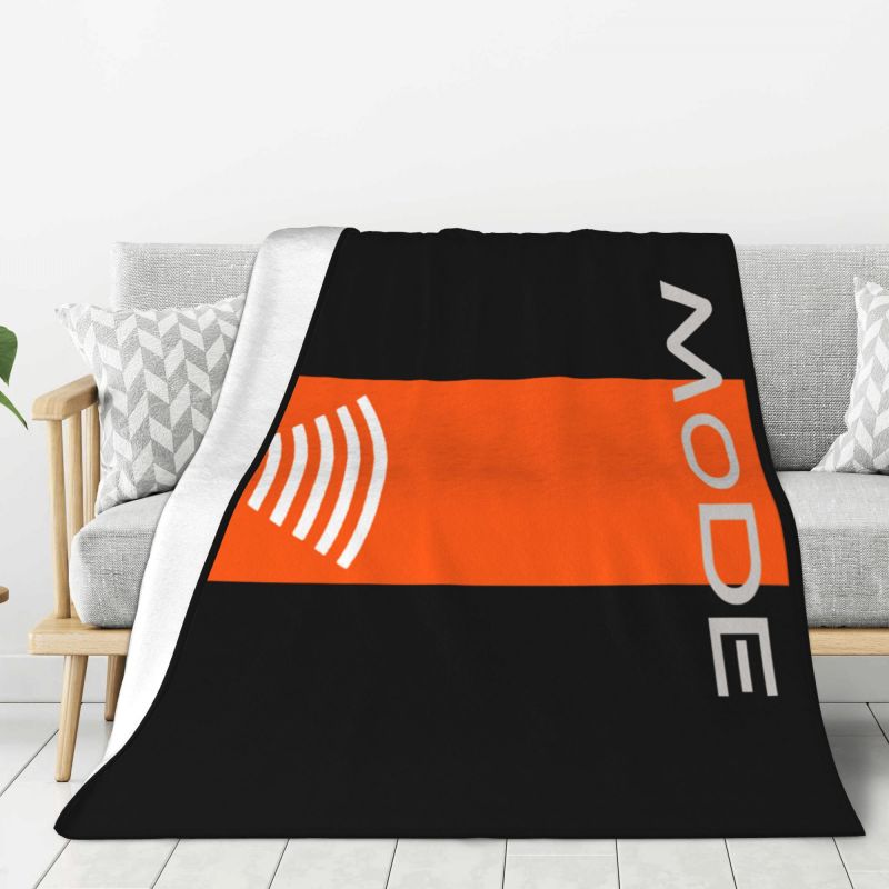 Custom Electronic Rock Band Depeche Cool Mode Blanket 3D Printed Soft Flannel Fleece Warm Throw Blankets Office Bed Couch Quilt
