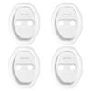 4Pcs Silicone Car Door Lock Protector Cover Stickers For Mercedes-Benz C320 CL55 CL600 CL65 C240 C280 C320 W203 W204 W205 AMG