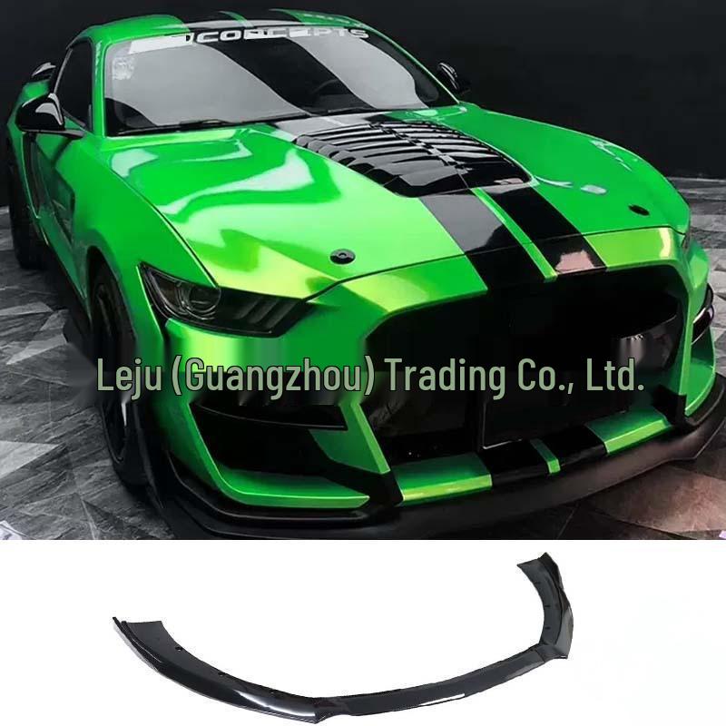Gloss Black Three-Section Front Lip Body Kit for 2015-2017 Ford Mustang
