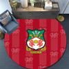 Wrexham AFC,Round Area Rug,Carpet Rug for Living Room Bedroom Sofa Playroom Decor,Non-slip Floor Mat