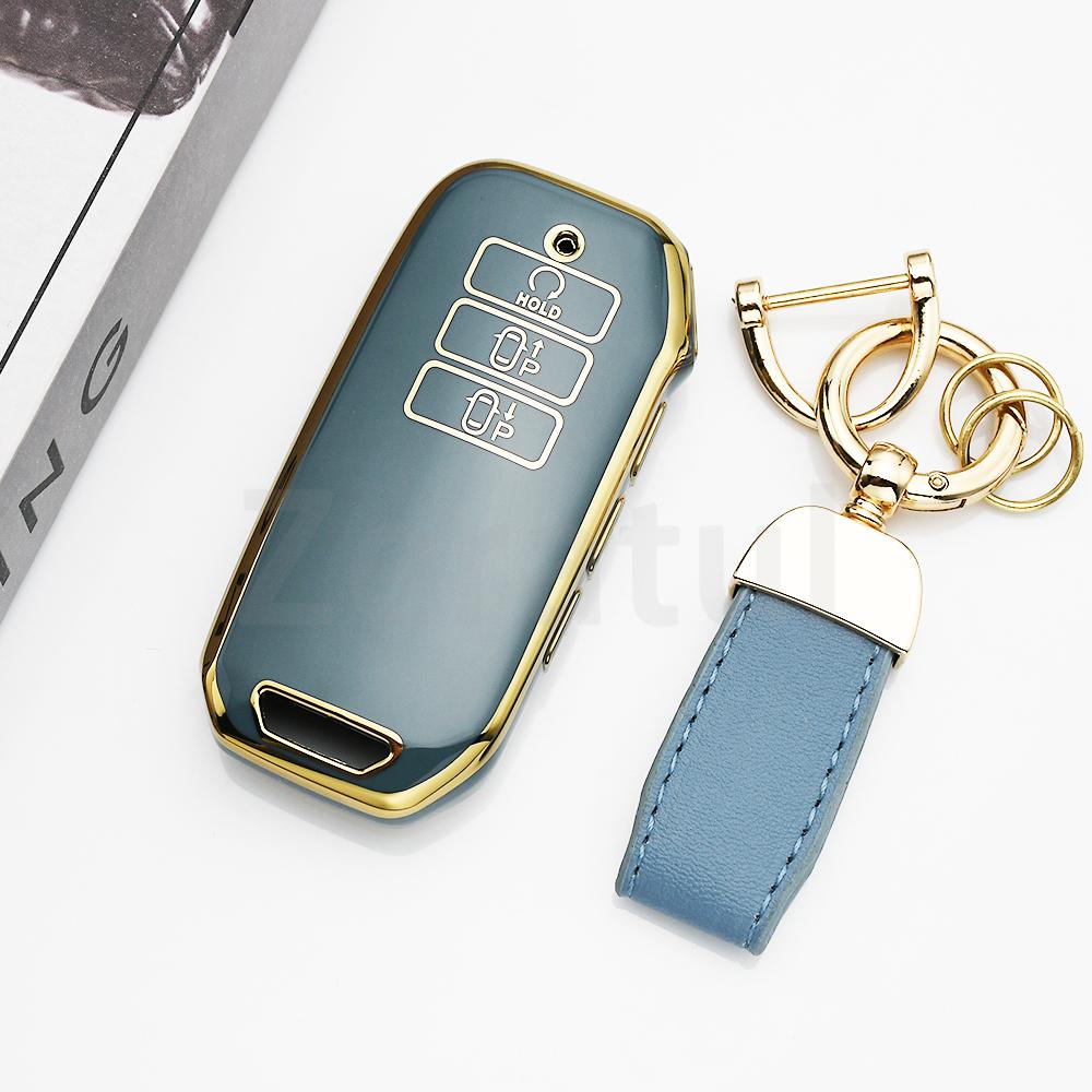 Auto Shell Fob For Kia Sportage Niro Hybrid Sorento Mq4 Ev6 Gt-Line K8 V6 7 Buttons Tpu Car Key Case Cover